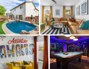 NEW Amazing Game Room and Heated Pool 6BDRM Home